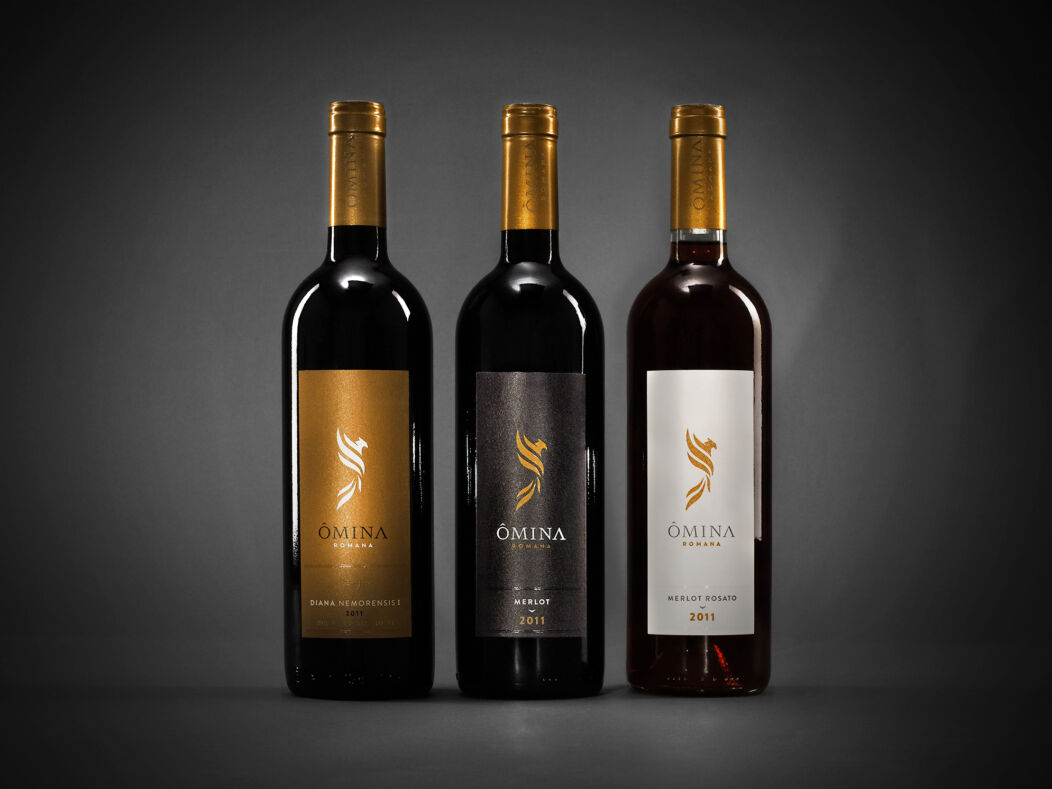 Omina Romana and MUTABOR: International brand identity for wine brand