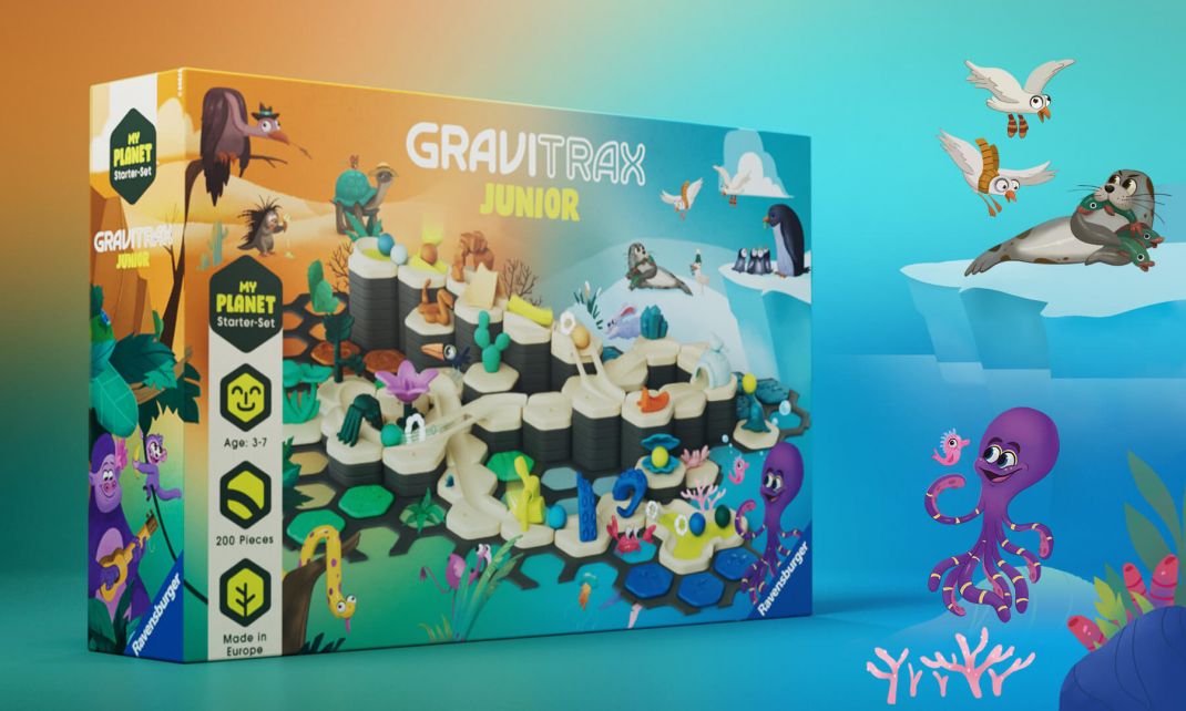 GraviTrax Junior set d'extension - décoration océan RAVENSBURGER